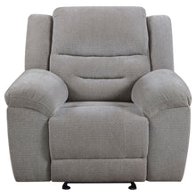 Load image into Gallery viewer, Sebring - Upholstered Glider Recliner Chair With Manual Recline And Smooth Gliding Motion - Gray