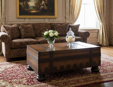 Load image into Gallery viewer, Old World Vintage Style Map Coffee Table - Light Brown