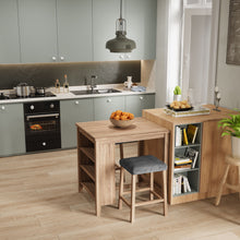 Load image into Gallery viewer, Dawson - 3 Piece Counter Height Table Set - Oak