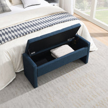 Load image into Gallery viewer, Modern Upholstered Large Bed End Bench With Storage