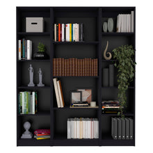 Load image into Gallery viewer, Four Tier Bookcase (546351) - Black