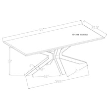Load image into Gallery viewer, Maciel - Coffee Table With Accents - White Marble