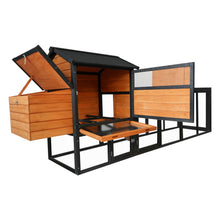 Load image into Gallery viewer, Chicken Coop With Run And Nesting Box, Large Outdoor Hen House For Backyard