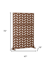 Load image into Gallery viewer, Three Panel Screen Room Divider (720166) - Brown