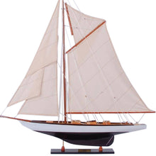Load image into Gallery viewer, Hand Painted Model Boat (624670) - Dark Brown / Beige