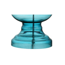 Load image into Gallery viewer, Urn Table Lamps With Drum Shades (Set of 2) - Aqua