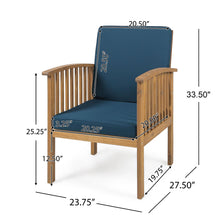 Load image into Gallery viewer, Casa - Acacia Club Chair Coastal Classic Outdoor Seating, Waterproof Fabric