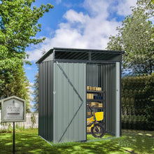 Load image into Gallery viewer, Outdoor Metal Storage Shed Transparent Plate