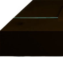 Load image into Gallery viewer, 47" Wood And Glass Square Coffee Table - Espresso And Clear