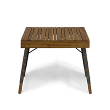Load image into Gallery viewer, Outdoor Wooden Foldable Side Table - Teak