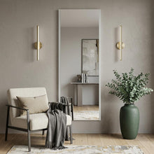Load image into Gallery viewer, Lighted Frameless Full Length Hanging Mirror - Silver