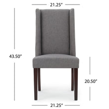 Load image into Gallery viewer, High Back Dining Chair With Wingback Design (Set of 2)