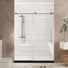 Load image into Gallery viewer, Frameless Shower Door, Smooth Sliding Tracks