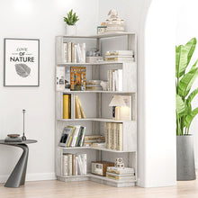 Load image into Gallery viewer, L-Shaped Corner Bookshelf