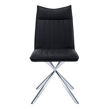 Load image into Gallery viewer, Tufted And Upholstered Faux Leather Dining Parsons Chairs (Set of 2) - Black