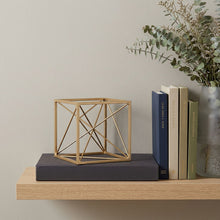 Load image into Gallery viewer, Hand Painted Tabletop Sculpture (483222) - Gold