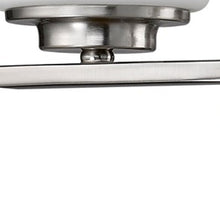 Load image into Gallery viewer, Two Light And Glass Wall Sconce - Silver