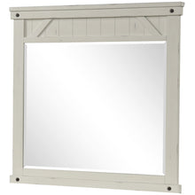 Load image into Gallery viewer, Industrial Farmhouse Mirror - White