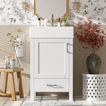 Load image into Gallery viewer, Bathroom Vanity With Sink, Frame And Drawer