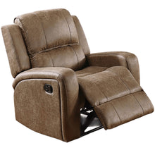 Load image into Gallery viewer, Modern Style Manual Recliner With Square Arms And Tufted Design