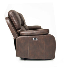 Load image into Gallery viewer, Power Reclining Sofa With Built In USB Port - Chocolate