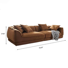 Load image into Gallery viewer, Nordic Modern Sofa With Removable Pillowcase, High Density Sponge Filling, 4 Throw Pillows