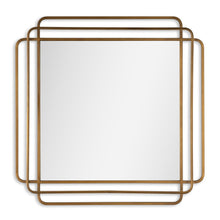 Load image into Gallery viewer, 35" Square Metal Framed Accent Mirror - Bronze