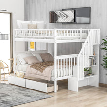Load image into Gallery viewer, Bunk Bed With Staircase