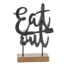 Load image into Gallery viewer, Poly Decorative Plaque Tabletop Sculpture - Black