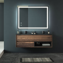 Load image into Gallery viewer, Bathroom Vanity Rectangle Mirror With Front Lighting, Anti Fog, Dimmable, Smart Memory Function