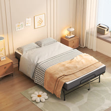 Load image into Gallery viewer, Twin Wide Folding Bed For Tall People, Extra Long & Wide Rollaway With Memory Foam, Heavy-Duty Capacity Guest, Spacious Portable Cot - Black