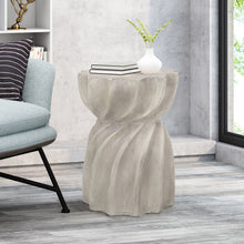 Load image into Gallery viewer, Modern Canis Side Table Outdoor Use - Gray