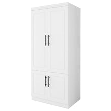 Load image into Gallery viewer, 71" Four Door Combo Dresser - White