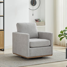 Load image into Gallery viewer, Square Upholstered Swivel Accent Chair
