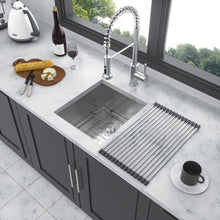 Load image into Gallery viewer, 13" Undermount Stainless Steel Kitchen Sink 16 Gauge 9" Deep Single Bowl Basin - Brushed Nickel