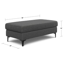 Load image into Gallery viewer, Ava - Versatile Mid Century Ottoman