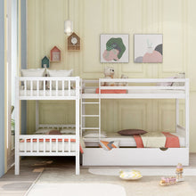 Load image into Gallery viewer, L Shaped Bunk Bed With Drawers