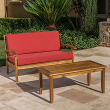 Load image into Gallery viewer, 4 Person Outdoor Seating Group With Water Resistant Cushions