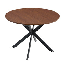 Load image into Gallery viewer, Extendable Round Dining Table - Walnut