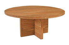 Load image into Gallery viewer, Solid Wood Pedestal Base Round Top Dining Table (488703) - Natural