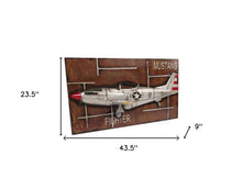 Load image into Gallery viewer, c1943 Mustang P51 Frame - Gray / Silver