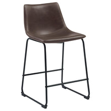 Load image into Gallery viewer, Armless Counter Height Stools (Set of 2) - Brown