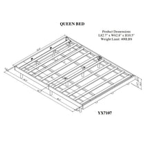Load image into Gallery viewer, Modern Floating Platform Bed Frame