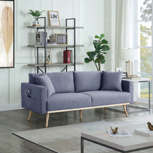 Load image into Gallery viewer, Easton - Fabric Sofa With USB Charging Ports Pockets And Pillows