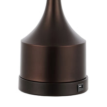 Load image into Gallery viewer, Novelty USB Table Lamps With Empire Shades (Set of 2) - Antiqued Bronze