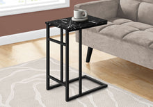 Load image into Gallery viewer, Accent Table, C - Shaped, Modern Design - Black