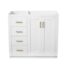 Load image into Gallery viewer, Retro Style Bathroom Vanity, 3 Drawers & Soft Closing Doors