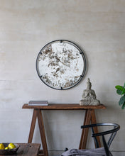 Load image into Gallery viewer, Theodor - Mirror With Industrial Design Round Mirror With Metal Frame For Wall Decor & Entryway Console Lean Against Wall - Black