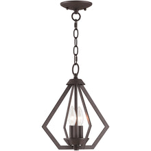 Load image into Gallery viewer, 13" Two Light Dimmable Chandelier With Shades - Bronze