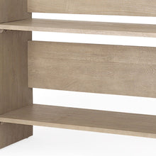 Load image into Gallery viewer, 76" Solid Wood Distressed Solid Console Table With Shelf - Light Gray